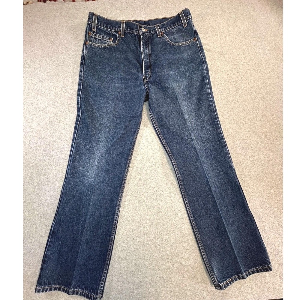 Vintage Levi's 517 Jeans 36x30 Made in USA Bootcut Western Cowboy Denim Mens 90s